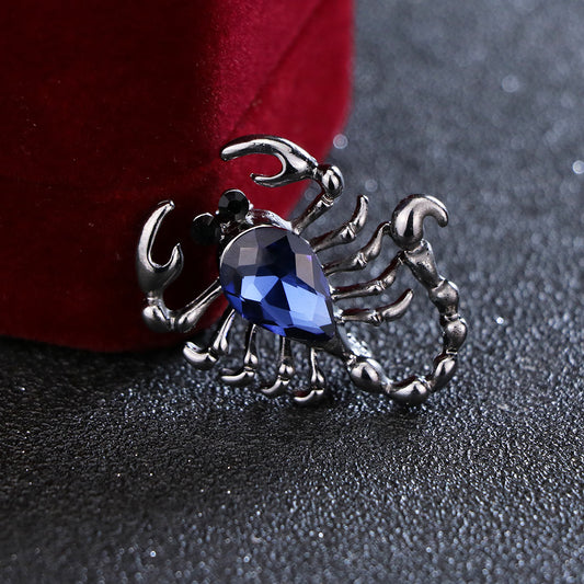 Vintage Scorpion Brooch for Men