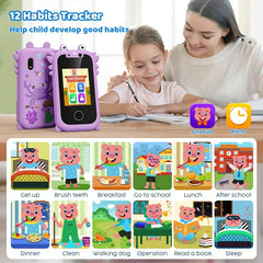 Jerzens Purple Frog Phone Case Double Camera Touchscreen