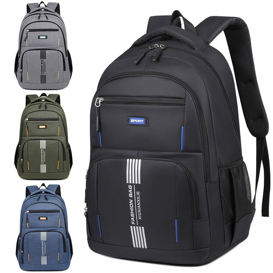 Large Capacity Travel Backpack for Men High School & College Waterproof Laptop C