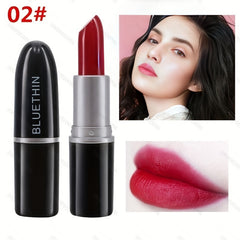 Silky Soft Cream Lipstick Nude Matte Moisturizing Sexy Smooth Lip Makeup
