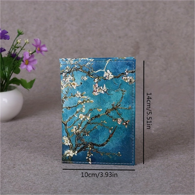 Oil Painting Passport Holder Travel Accessories