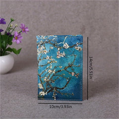 Oil Painting Passport Holder Travel Accessories
