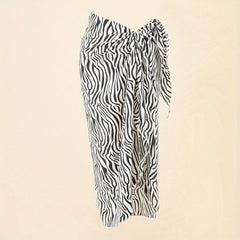 Boho Printed Beach Towel Gauze Skirt Swimsuit Cover