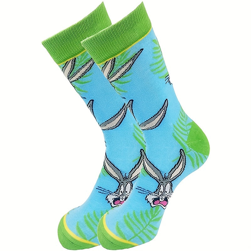 6pairs Boys Kids Hedgehog Cartoon Crew Socks