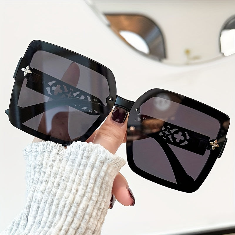 Large Square Sunglasses Gradient Glasses UV400