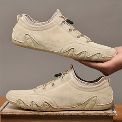 Men's Breathable Casual Shoes with Lace Buckle
