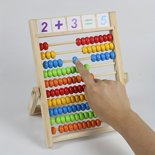 Wooden Bead Abacus for Kids Math Teaching Tool