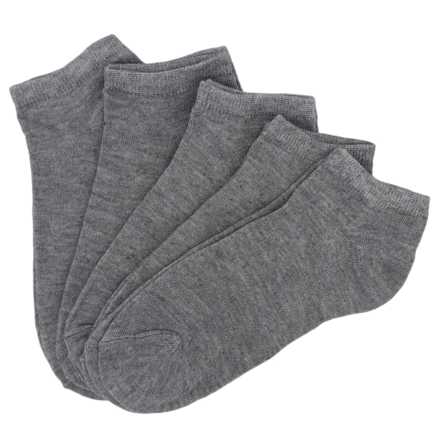 5 Pairs Women's Essential Short Low Cut Socks Lightweight Stockings