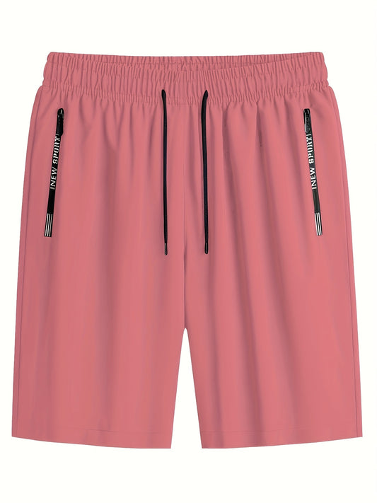 Comfy Zipper Pockets Men's Casual Shorts for Summer