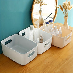 Plastic Storage Basket Minimalist Home Desktop Bathroom Supplies Box
