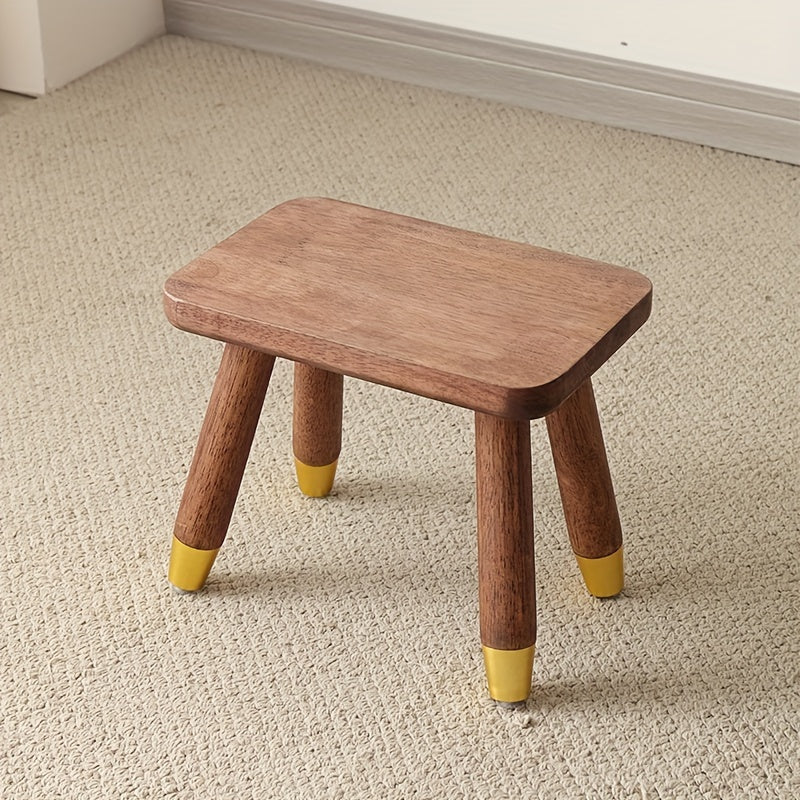 Solid Wood Small Stool Outdoor Removable Stool