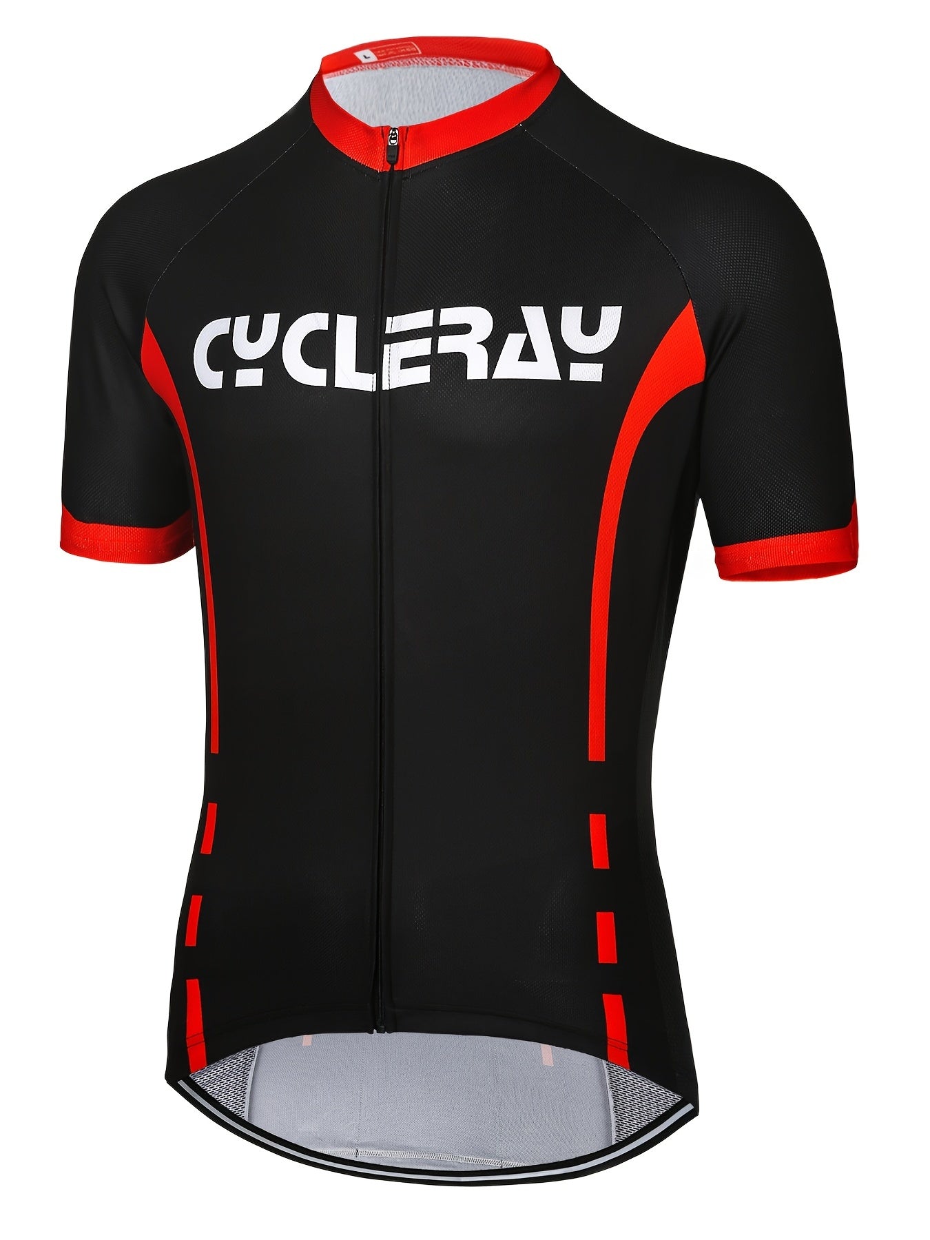Men's Letter Pattern Cycling Jersey Active Breathable