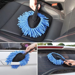 Car Wash Mop Long Handle Telescopic Car Dust Duster Brush