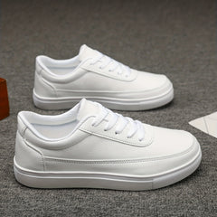 Men's Lace-up Sneakers PU Leather Skate Shoes
