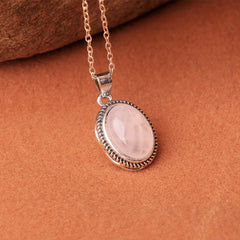 Vintage Gemstone Pendant Necklace Jewelry