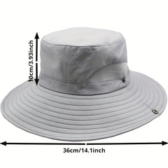 Men's Summer Mountaineering Fishing Sun Protection Bucket Hat