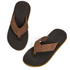 Men's Arch Support Flip Flops Lightweight Comfortable Non Slip Thong Sandals