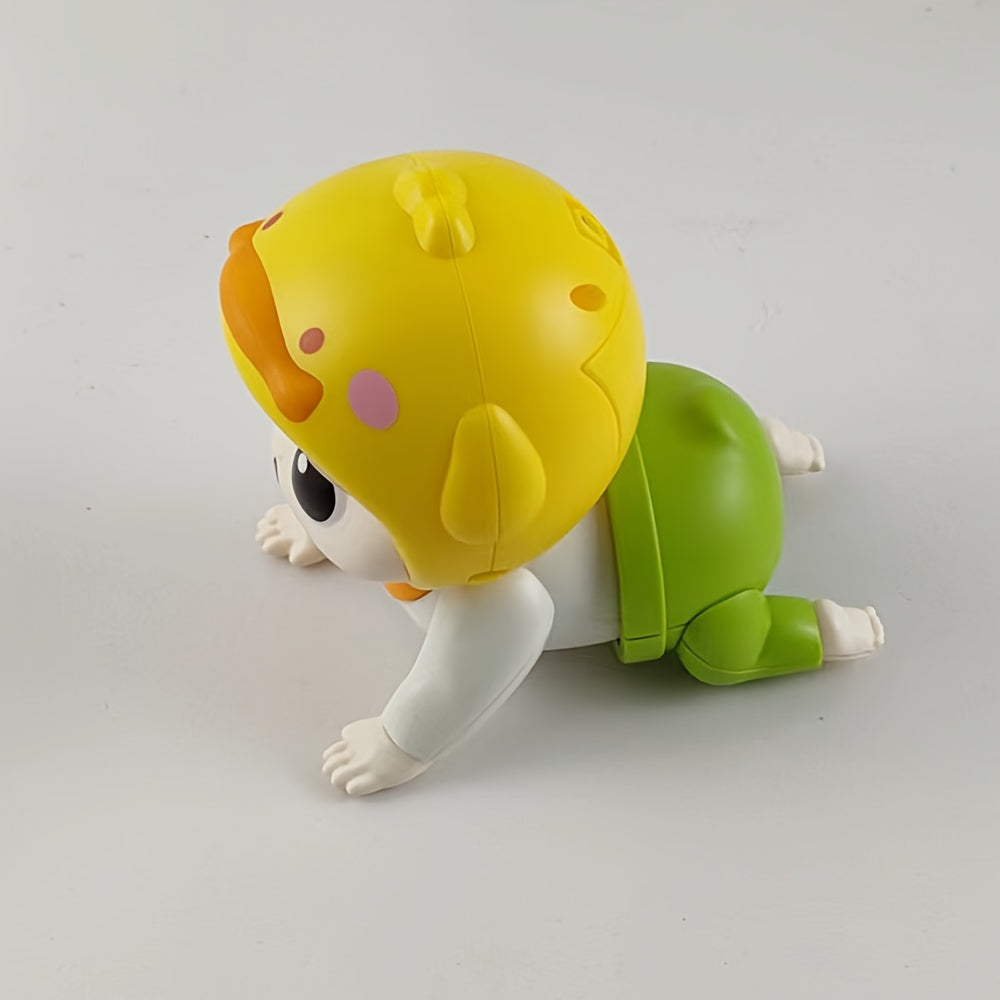 Interactive Baby Crawling Toy with Music & Lights