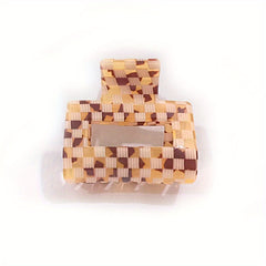 Acetic Acid Hair Claw Square Large Shark Claw Ponytail Holder Hair Accessories