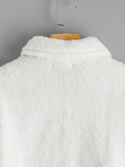 Plush Zip-Front Jacket for Fall & Winter