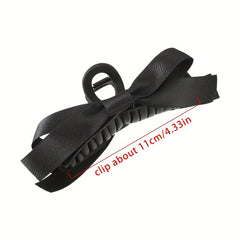 Bow Fabric Hair Claw Clip Non Slip Strong Hold Grip Hair Jaw Clip For Thick Hair