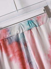 Women's Plus Tie Dye Wide Leg Trousers