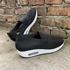 Women's Air Cushion Sock Shoes Slip On Knit Shoes