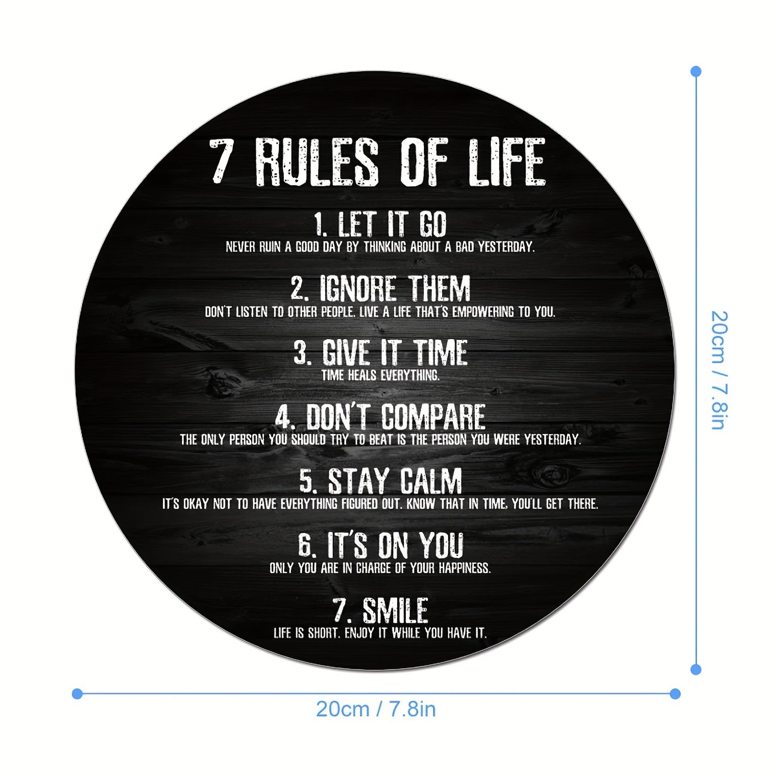 Custom Inspirational Quote About Life Mouse Pad