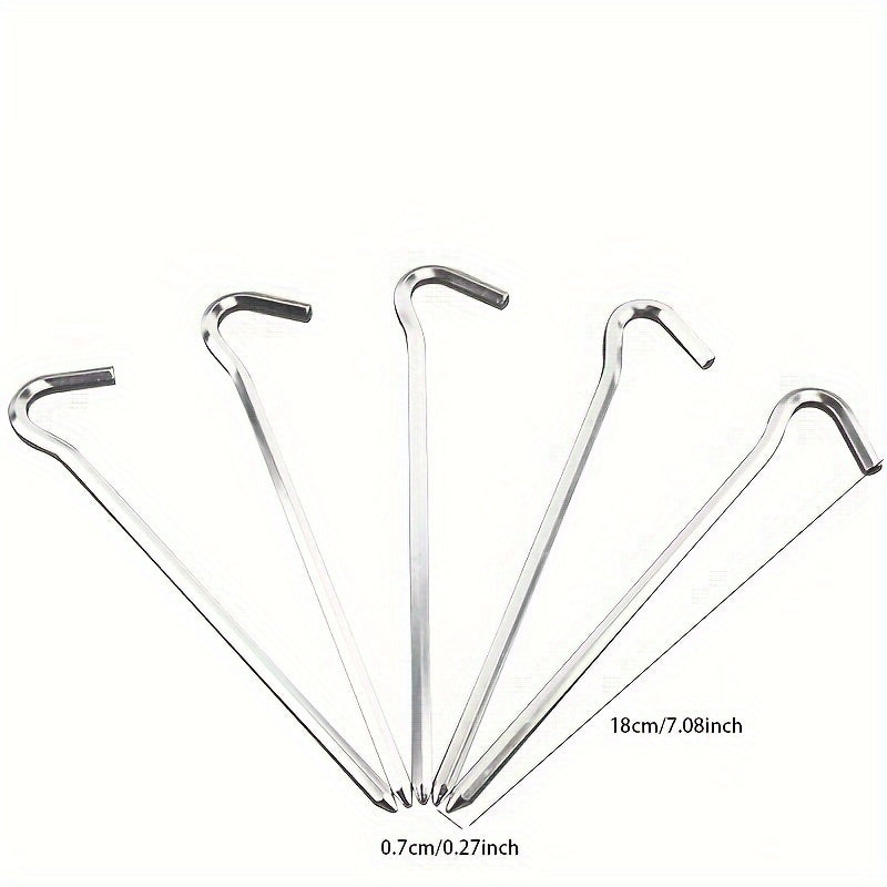 5pcs Tent Ground Nail Stakes Camping Accessories