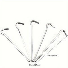 5pcs Tent Ground Nail Stakes Camping Accessories