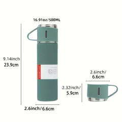 500ml Stainless Steel Vacuum Cup With Lid