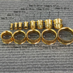 Men's Double Flared Ear Gauges Earrings