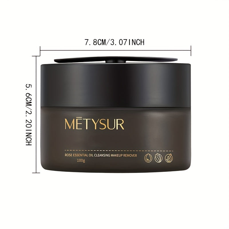 Rose Essence Makeup Remover Balm for Women - Deep Cleansing Pores