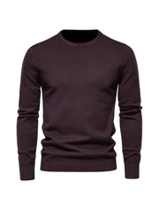 Men's Crew Neck Slim Fit Knit Sweater