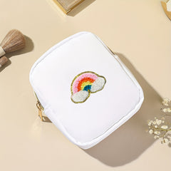 Small Nylon Makeup Bag for Purse Waterproof Travel Pouch