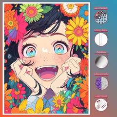 5D Flocked Canvas AB Round & Square Core 12 16in Tools Canvas
