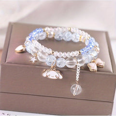 Children Cartoon Crystal Bracelet Girl Students Holiday