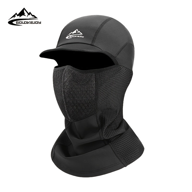 Velvet Balaclava Hat with Scarf for Outdoor Sports & Quick Drying