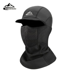 Velvet Balaclava Hat with Scarf for Outdoor Sports & Quick Drying