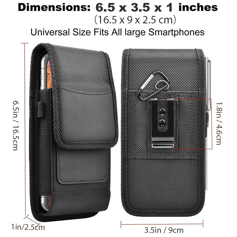 Men's Nylon Waist Bag with Buckle &ndash; Phone/Card/Coin Holder
