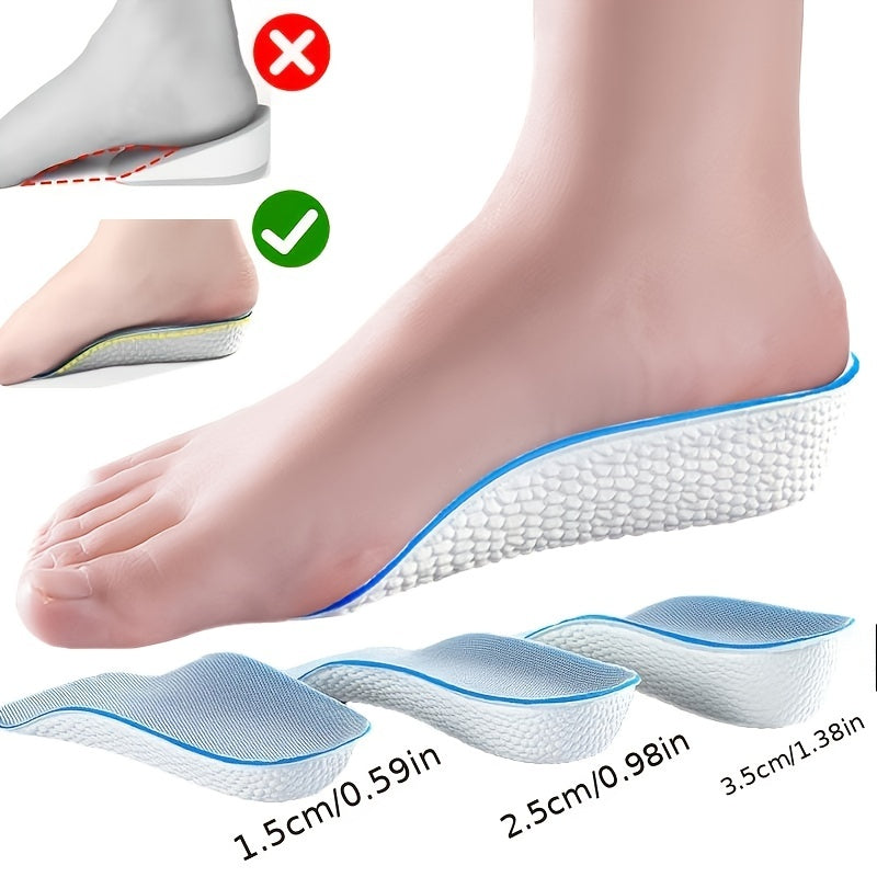 Arch Support Inner Heightening Insoles Breathable Sports Half Cushion