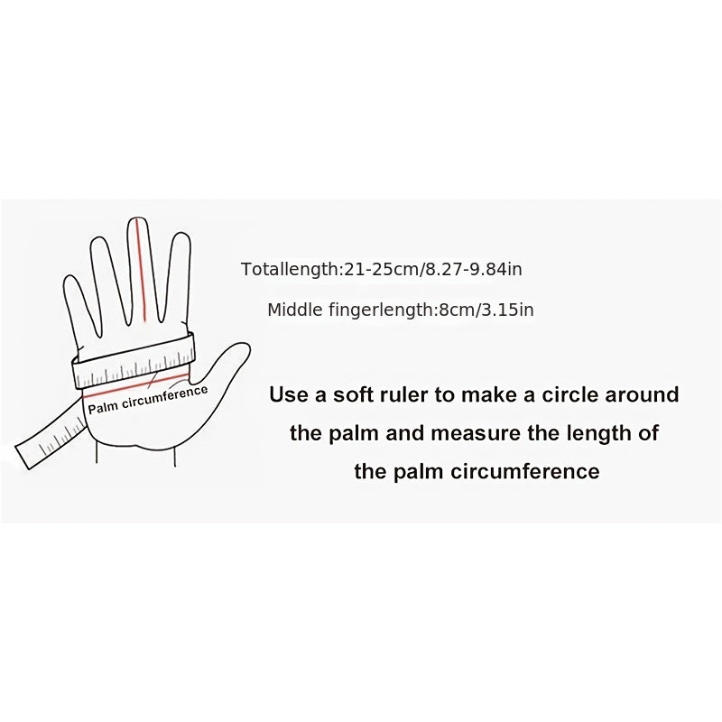 Women's Winter Velvet Touch Screen Gloves for Outdoor Cycling - Keep Warm