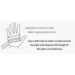 Women's Winter Velvet Touch Screen Gloves for Outdoor Cycling - Keep Warm