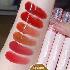 Lip Glaze Lustrous Dewy Finish Long Lasting Coloring Lipstick