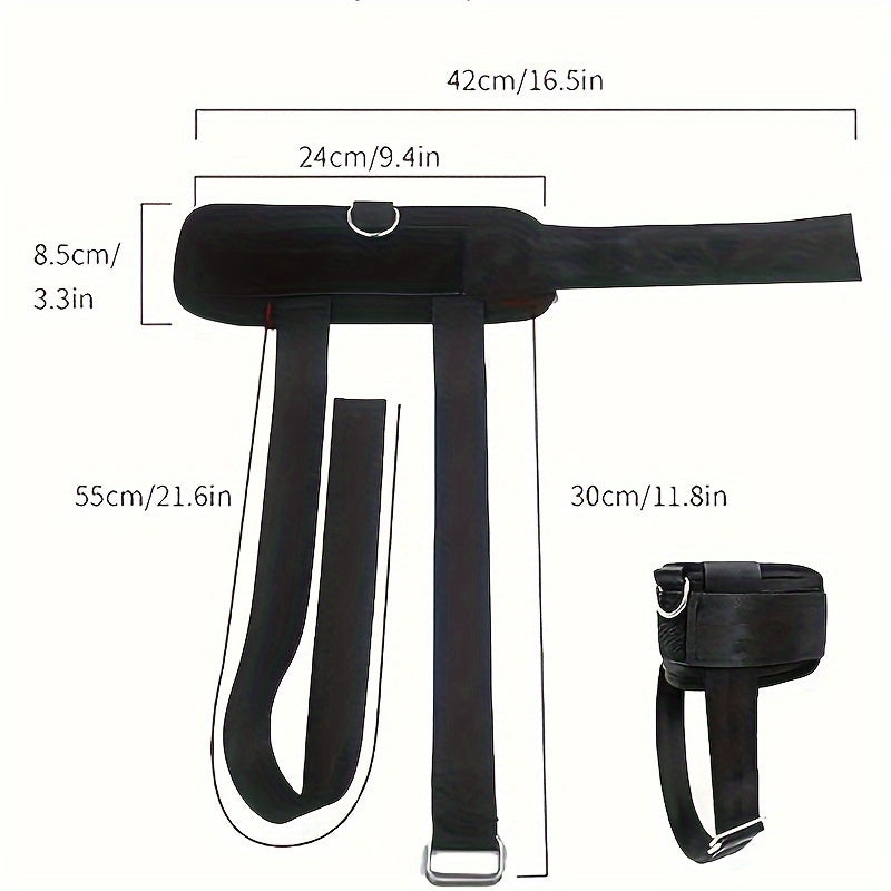 Adjustable Ankle Strap For Cable Machine D Ring Ankle Cuffs Gym Workout Exercise