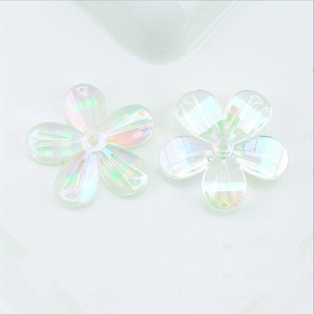 Colorful Flower Petal Jewelry Making Kit - 15pcs