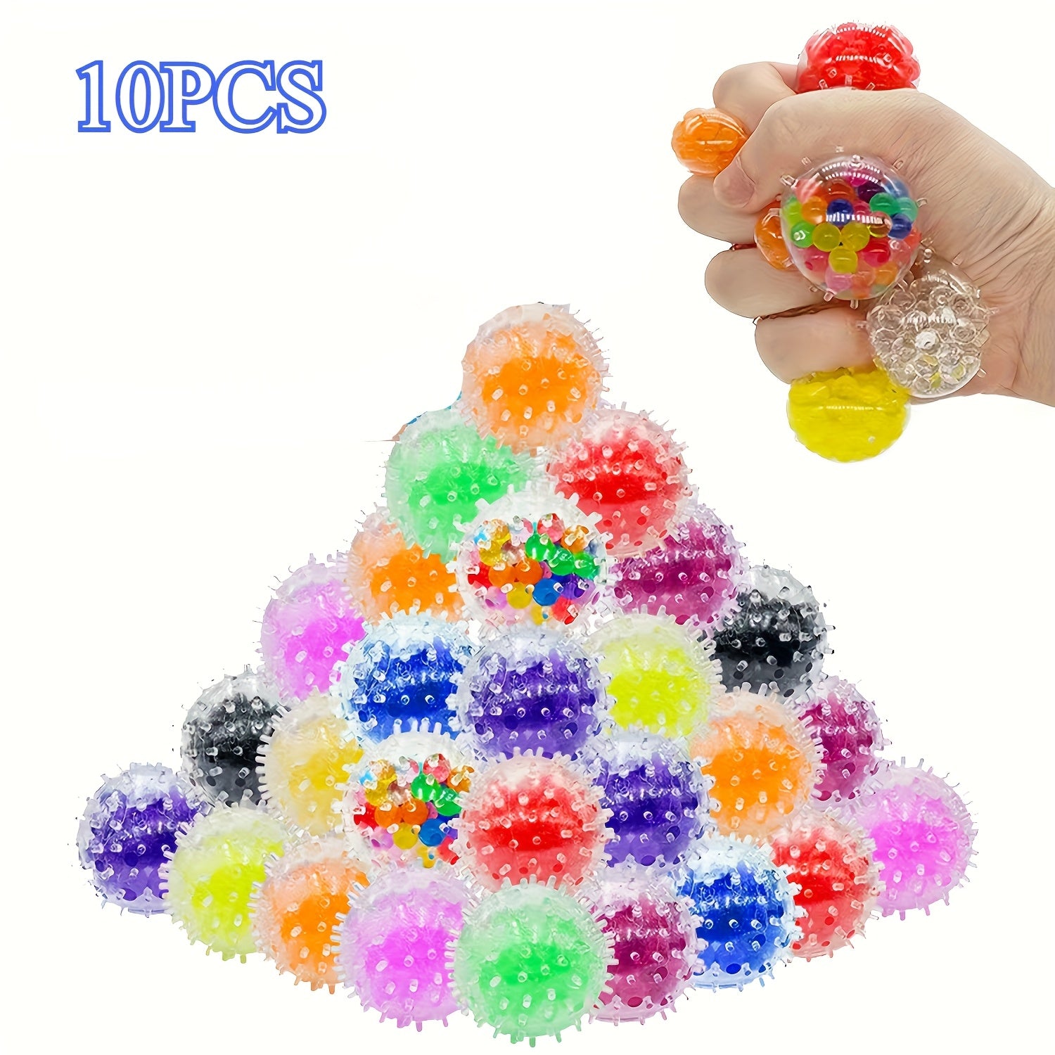 Colorful Soft Stress Balls for Relaxation & Stress Relief