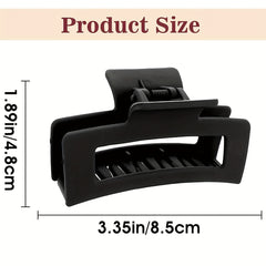 Matte Hair Claw Clip Large Hair Claw For Thick Long Hair Nonslip Ponytail Holder