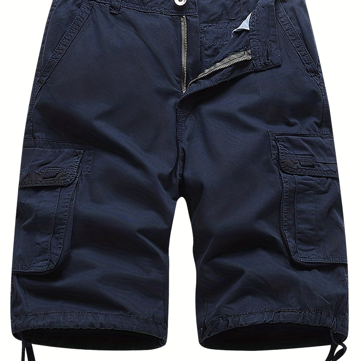 Men's Cargo Cotton Shorts with Pockets for Summer