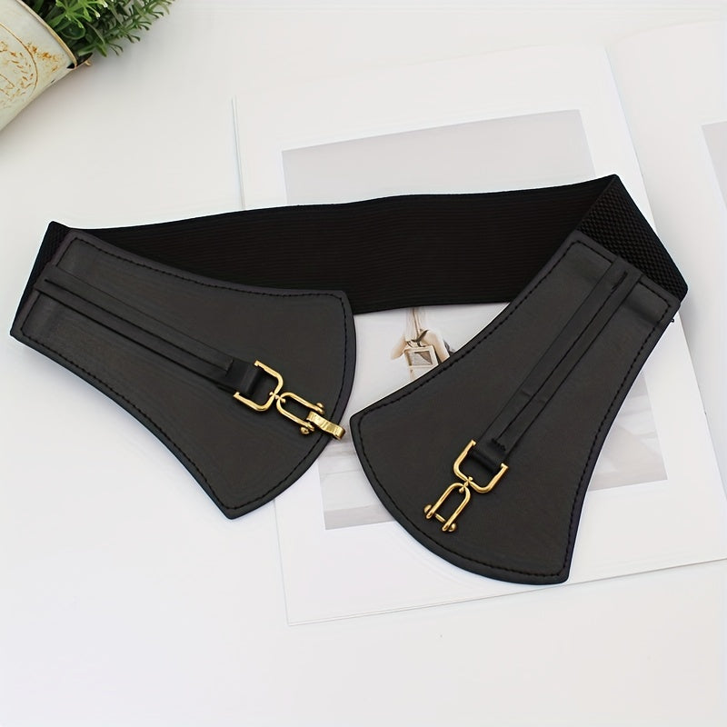 Vintage Wide Belt Elastic Cinch Women Waist Belt